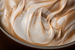 Creamy Coffee Swirls with Espresso Highlights photo