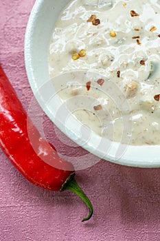 Creamy crab chowder