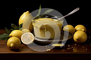 Creamy Lemon sauce. Generate Ai