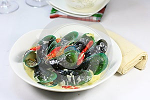 Creamy mussle