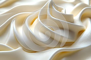 Creamy swirls of whipped topping