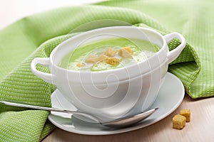 Creamy vegetable soup