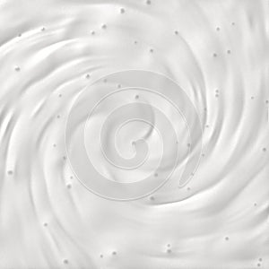 Creamy White Swirl Yogart Texture photo