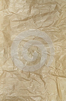 Creased Greaseproof Paper, Detail, vertical photo