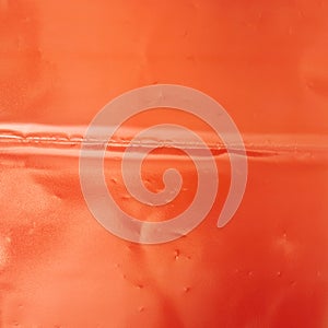 Creased plastic polyethylene film