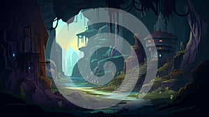 Create 2d Animation Background Inspired By Nick Bear