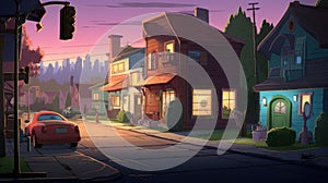 Create 2d Animation Background Inspired By Nick Bear