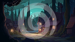 Create 2d Animation Background Inspired By Nick Bear