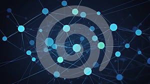 Create an abstract background featuring a network of interconnected digital grids