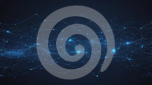 Create an abstract background featuring a network of interconnected digital grids