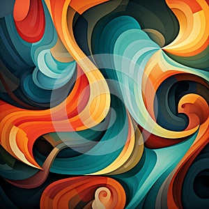 Create an abstract background inspired by the concept of Emerging Patterns