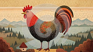 Create Art In Lowell Herrero Hen Style photo