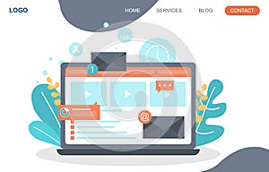 Create Build Website Design Web Page Project Development Illustration