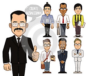 Create businessman characters. Part 2
