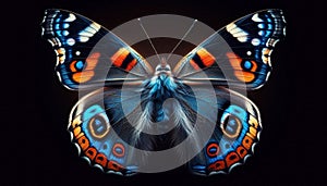 a close up of a butterfly wing background