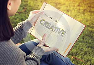 Create Creative Ideas Thinking Thoughts Concept