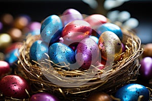 Create delightful easter foiled chocolate eggs at home with this easy recipe bringing joy to your celebrations, easter eggs image