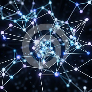 Create geometric patterns, evoking themes of technology, artificial