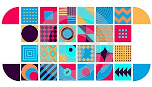 Create illustrations and abstract patterns that let the colors stand out