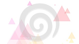 colorfull triangle background