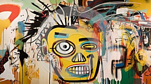 Create Jealousy Image In Basquiat, Meese, And Kandinsky Style photo