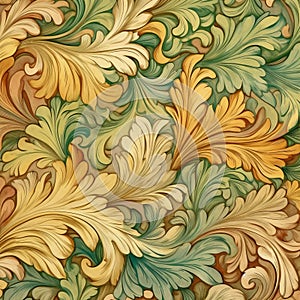 Create Linen Texture Pattern In Phoebe Anna Traquair Style