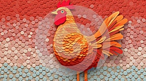 Create Lowell Herrero Chicken Style Art photo