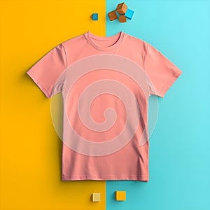 Create memorable presentations with photorealistic mockup of t-shirt