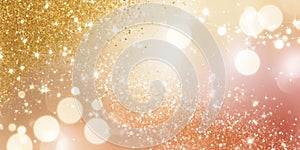 create a multicolored gold pale peach and cream vibran ai generated