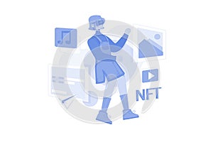 Create NFT Using VR Tech