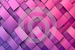 Create a pattern of squares with a gradient of purple and pink colors