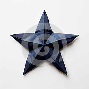 Create A Stunning Origami Star With Navy Blue Paper