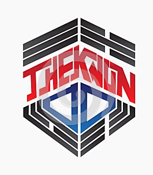 Create taekwondo logo.