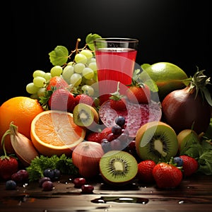 Create tasty concoctions with a variety of fruit and vegetable blends photo