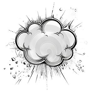 Create a Transparent Object with a Comic Book Style Explosion Background