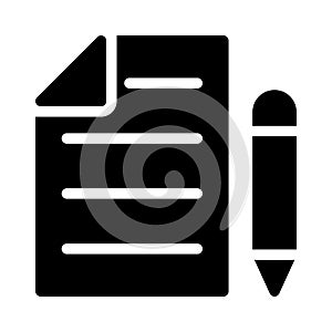 Create glyph flat vector icon