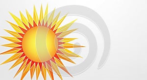 Create a vibrant, geometric sunburst pattern against a plain