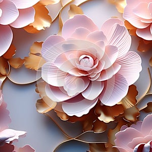 create a visual representation of a fragile flower petal with utmost precision trending on artst