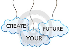 Create your future on cloud banner photo