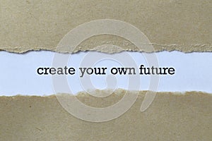 Create your own future on paper