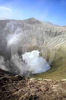 Creater of Bromo vocalno, East Java, Indonesia