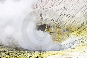 Creater of Bromo vocalno, East Java, Indonesia