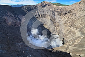 Creater of Bromo vocalno, Indonesia