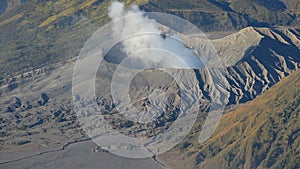 Creater of Bromo volcano, East Java, Indonesia