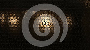 Creates a sense of depth and texture making the light appear as if it is