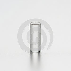 Creates subtle reflections and shadows, emphasizing the vial's