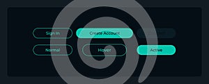 Creating account UI elements kit