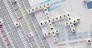 Creating a business plan for success concept