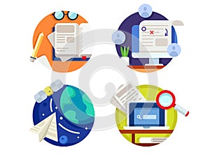 Creating and correcting articles illustration