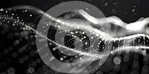 Creating Data Flow Visualizations using AI. Concept Data Visualization, AI Technology, Information